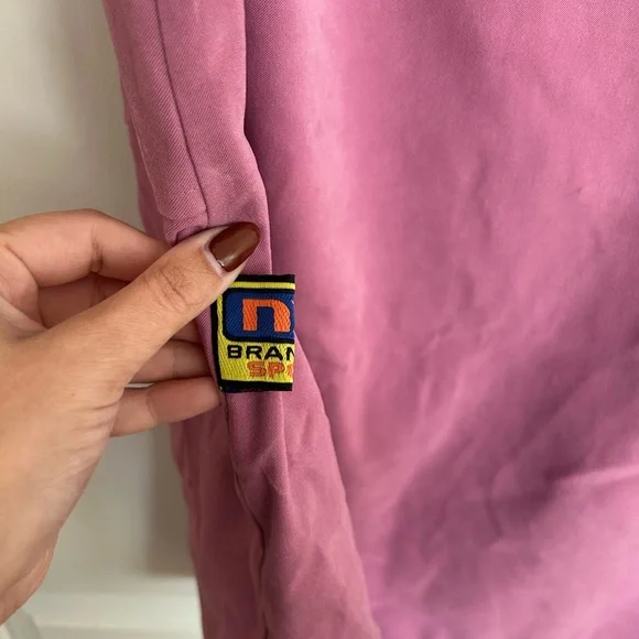 Pink Suede Sleeveless Sport Dress - Picture 8 of 8